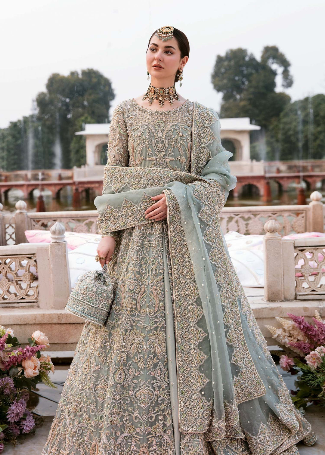 blue walima dress Saleha – Aimanpk Midi Dress Max Studio Size:20