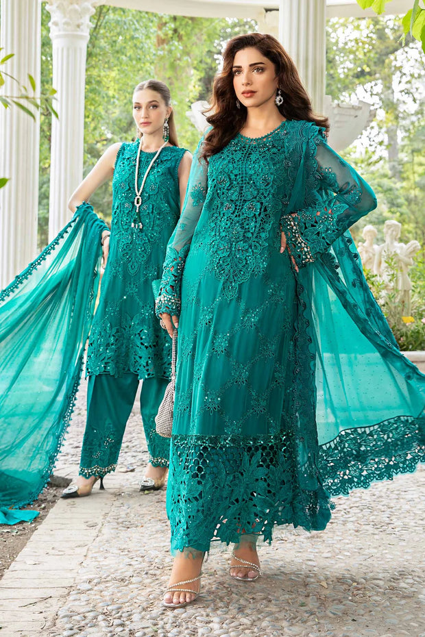 Embroidered Chiffon Suit | MPC-24-105